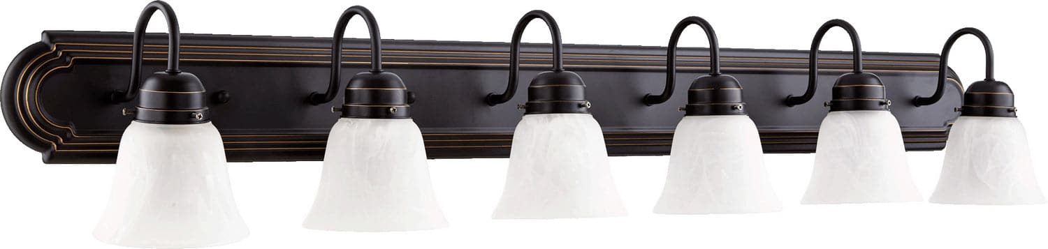 Quorum - 5094-6-195 - Six Light Vanity - 5094 Vanities - Old World