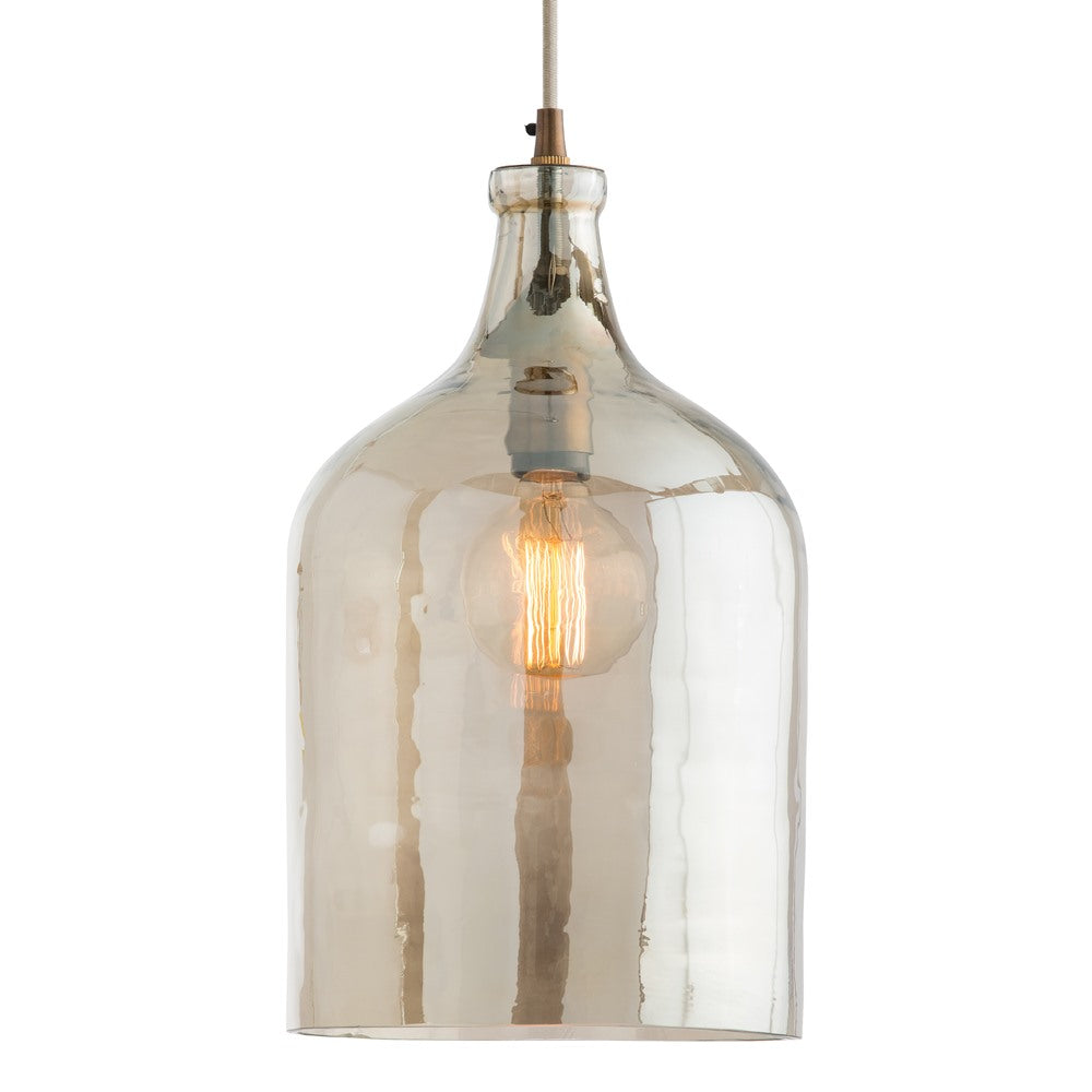 One Light Pendant from the Noreen collection in Smoke Luster finish