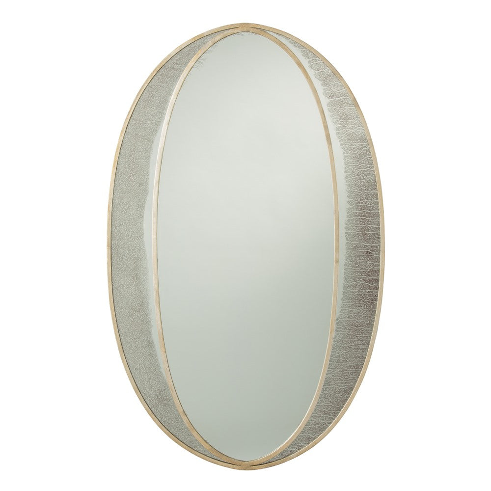 Mirror from the Nadine collection in Champagne finish
