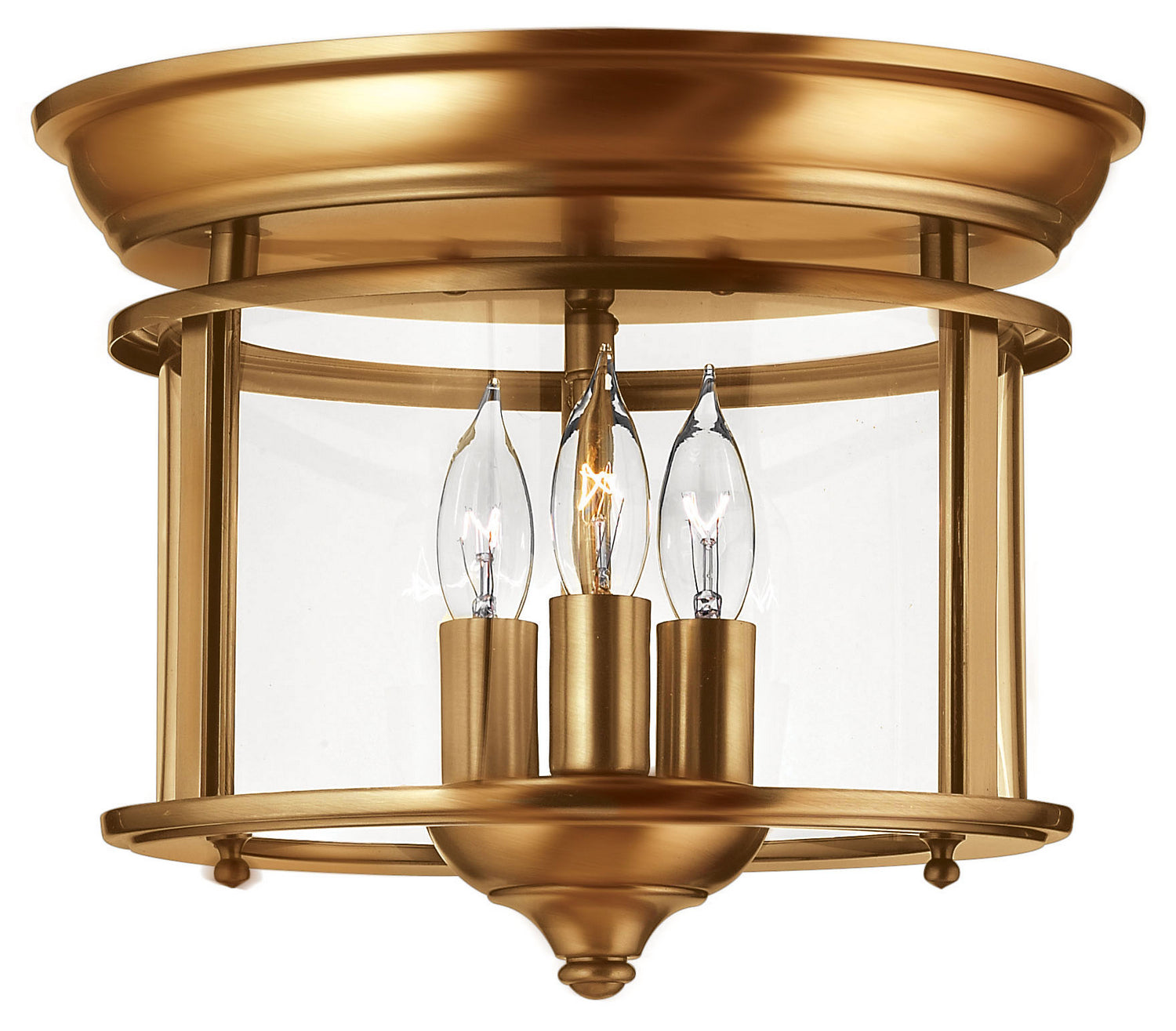 Hinkley - 3473HR - LED Flush Mount - Gentry - Heirloom Brass