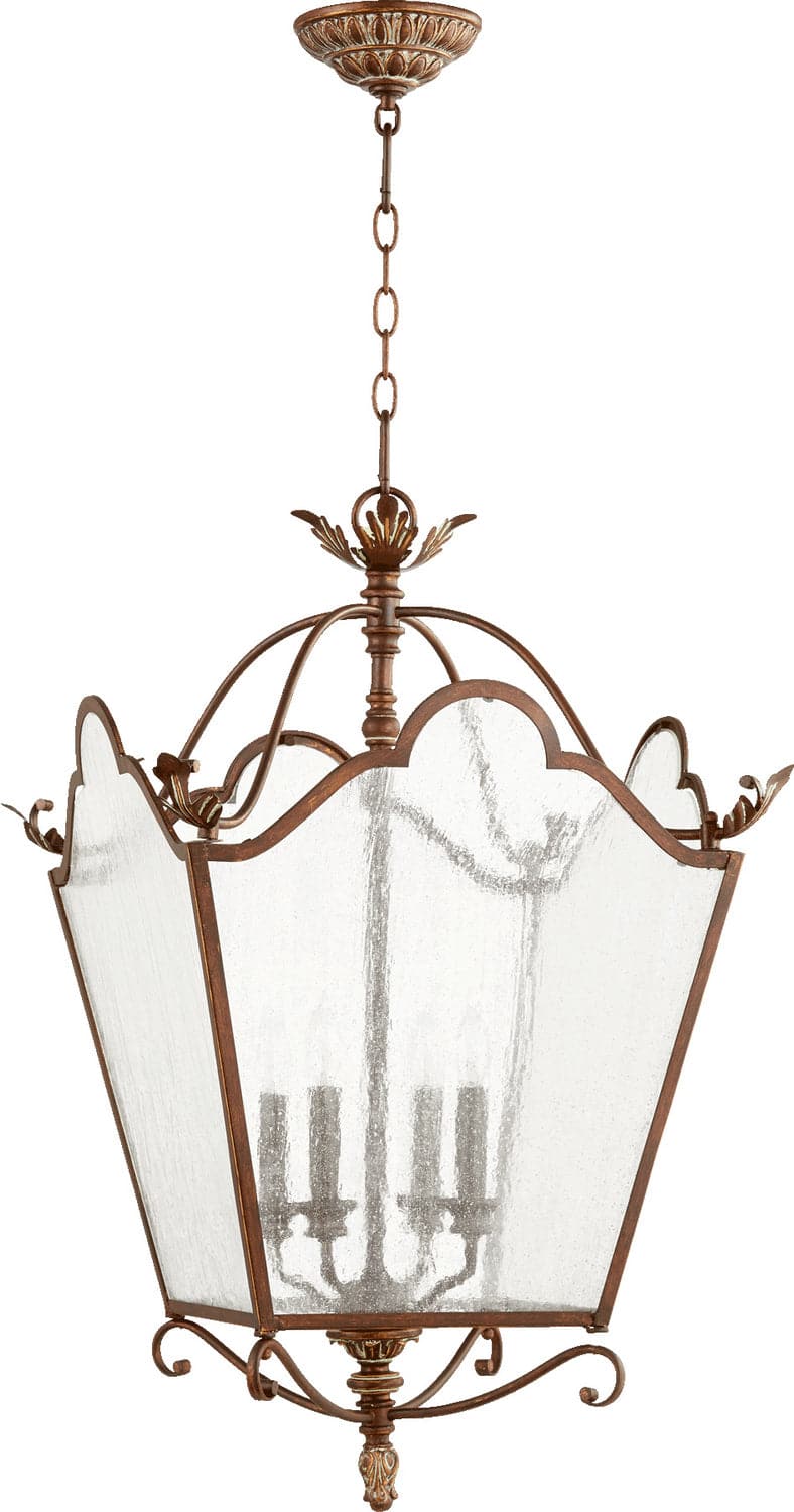 Quorum - 6906-4-39 - Four Light Entry Pendant - Salento - Vintage Copper