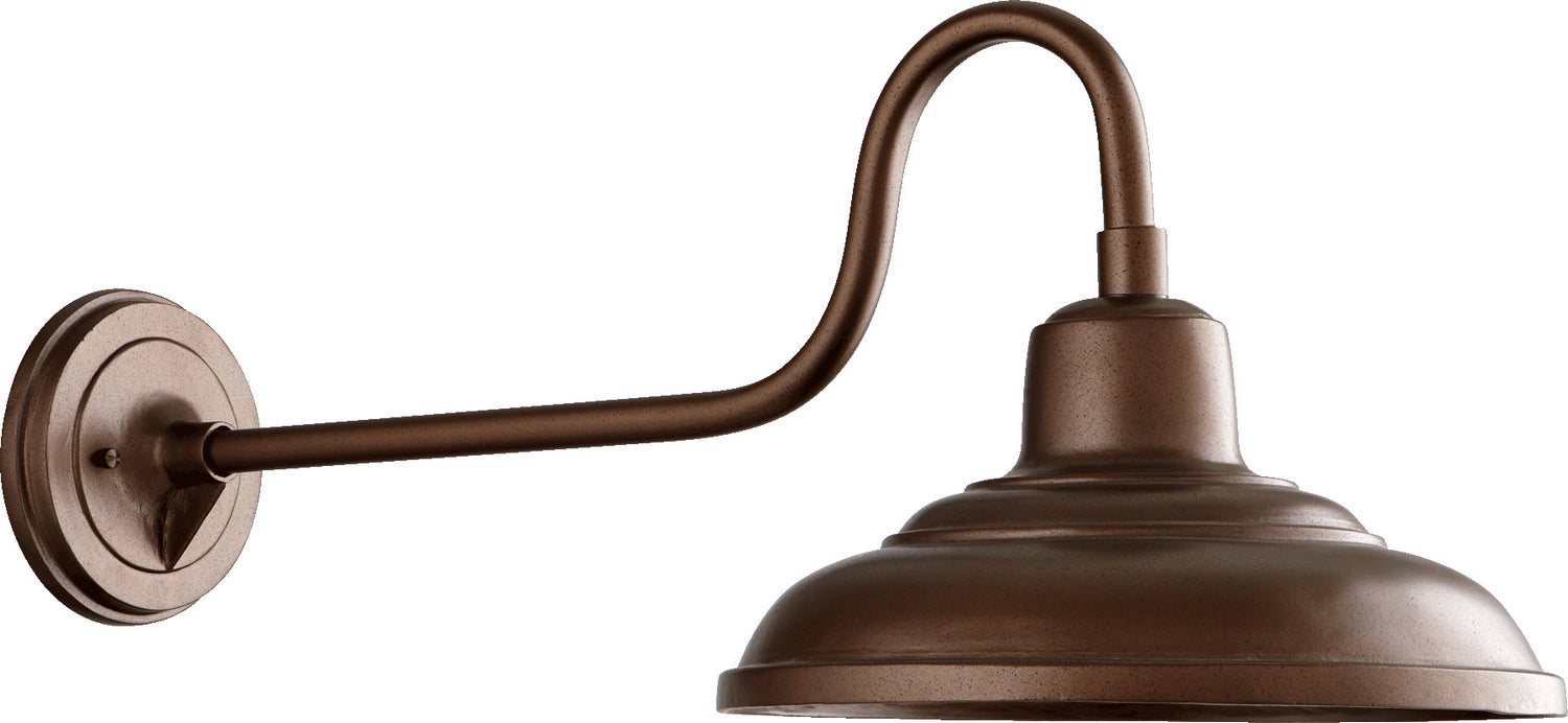 Quorum - 771-86 - One Light Lantern - Extended Hood Lanterns - Oiled Bronze