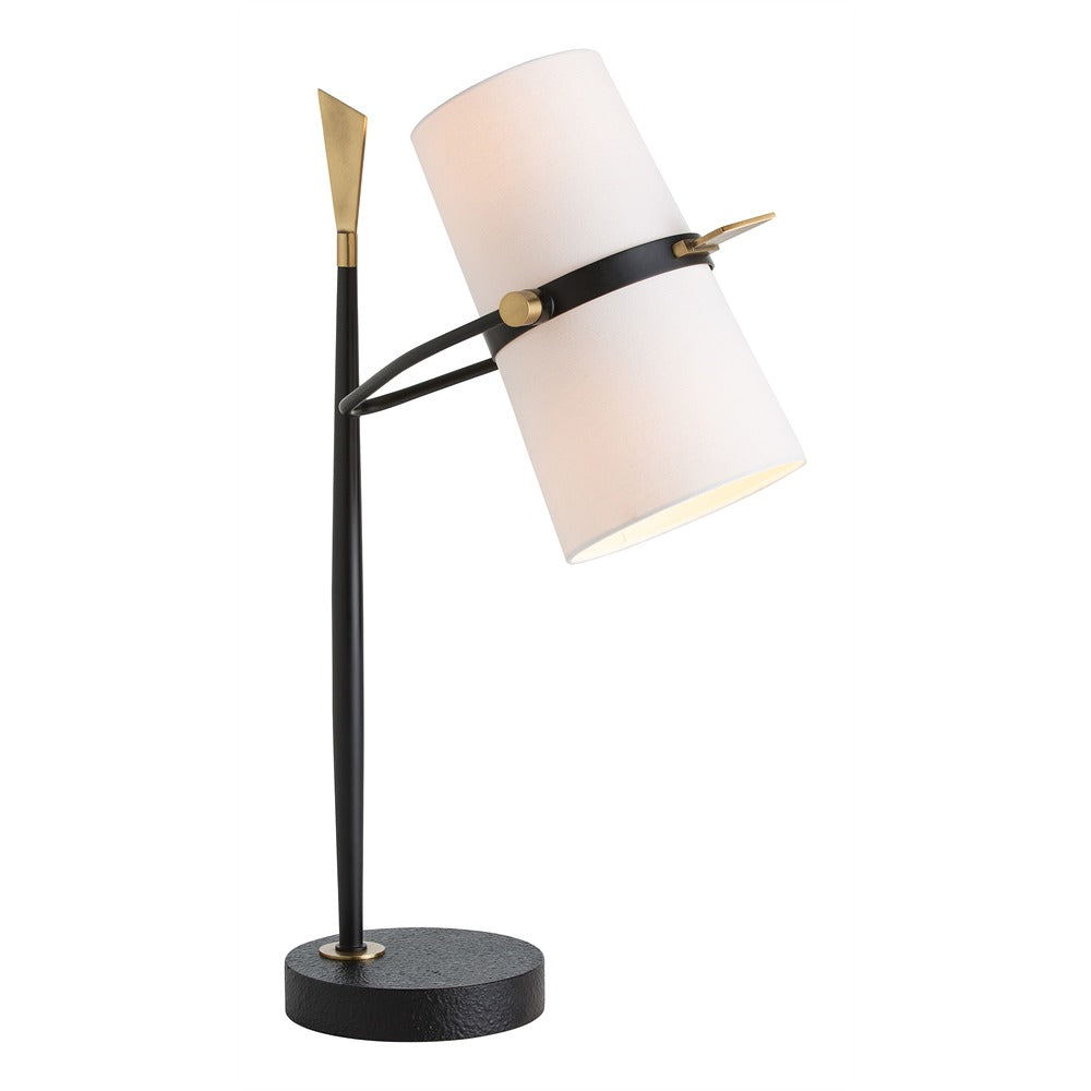 Two Light Table Lamp from the Yasmin collection in Antique Black finish