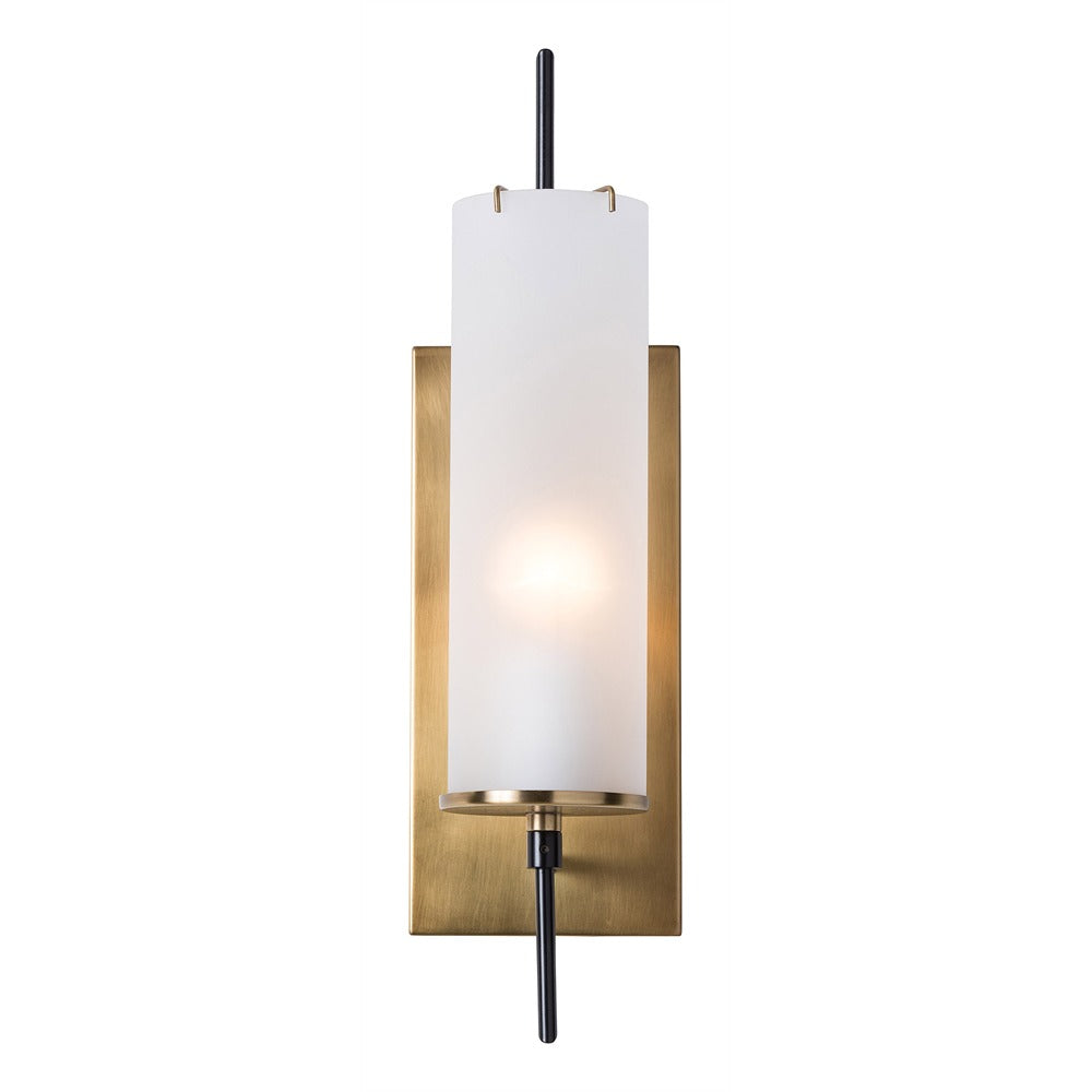 One Light Wall Sconce from the Stefan collection in Frosted finish
