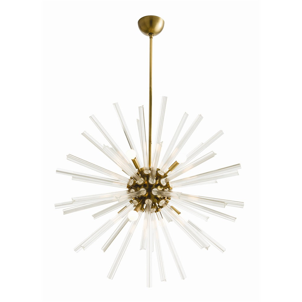 Eight Light Chandelier from the Hanley collection in Clear finish