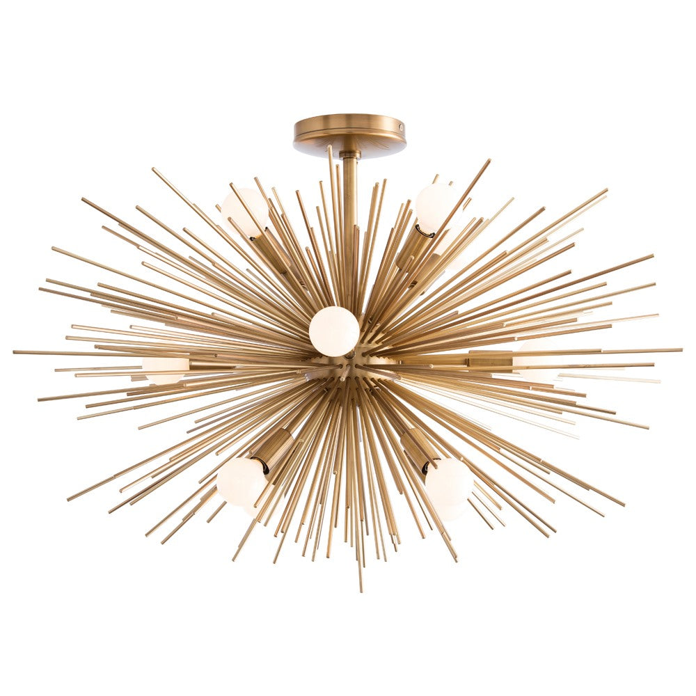 12 Light Chandelier from the Zanadoo collection in Antique Brass finish