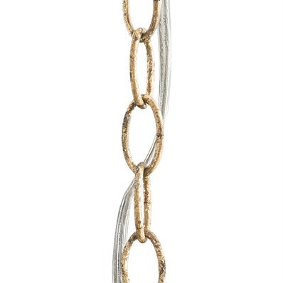 Extension Chain from the Chain collection in Gold Leaf finish