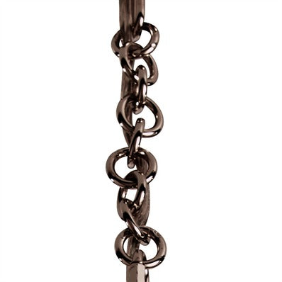 Extension Chain from the Chain collection in Brown Nickel finish