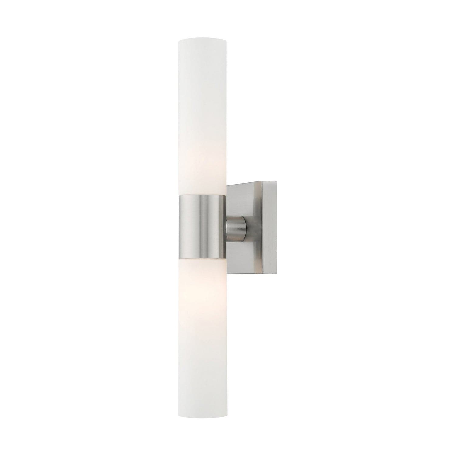 Livex Lighting - 10102-91 - Two Light Bath Vanity - Aero - Brushed Nickel
