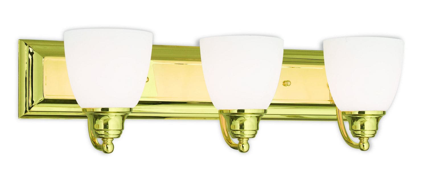 Livex Lighting - 10503-02 - Three Light Bath Vanity - Springfield - Polished Brass