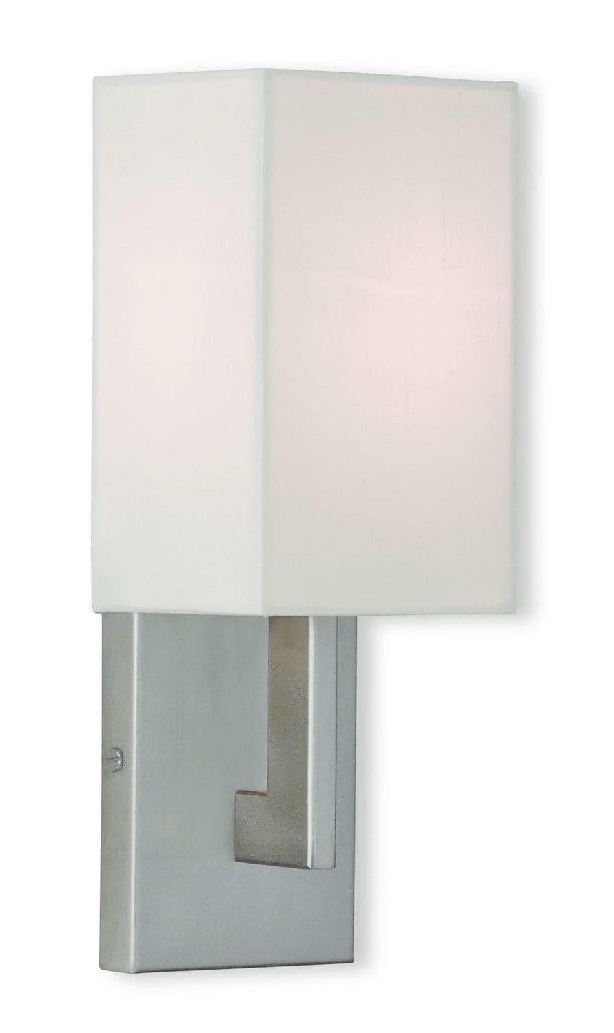 Livex Lighting - 51101-91 - One Light Wall Sconce - ADA Wall Sconces - Brushed Nickel