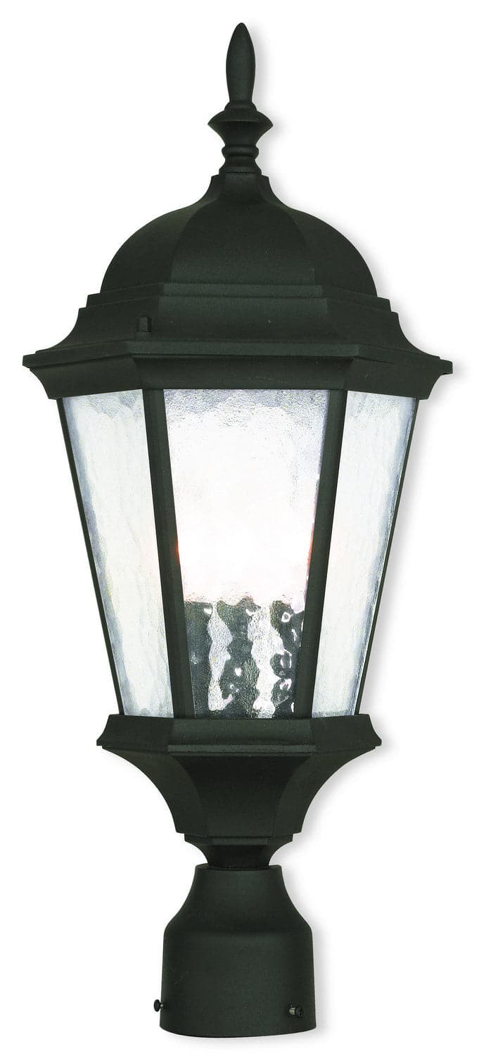 Livex Lighting - 75468-14 - Three Light Post-Top Lanterm - Hamilton - Textured Black