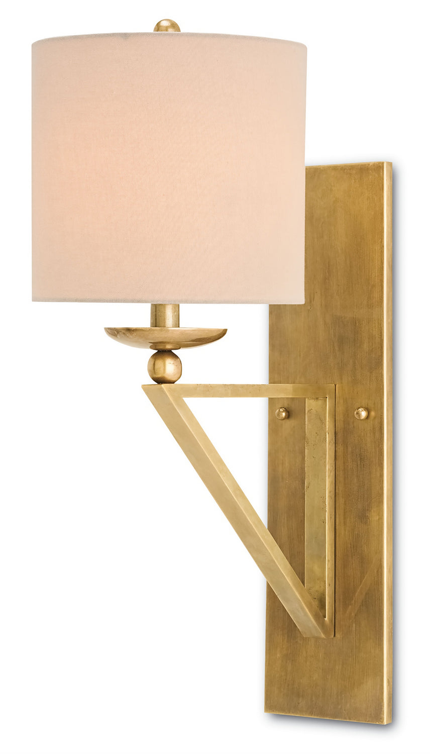 One Light Wall Sconce from the Anthology collection in Vintage Brass finish