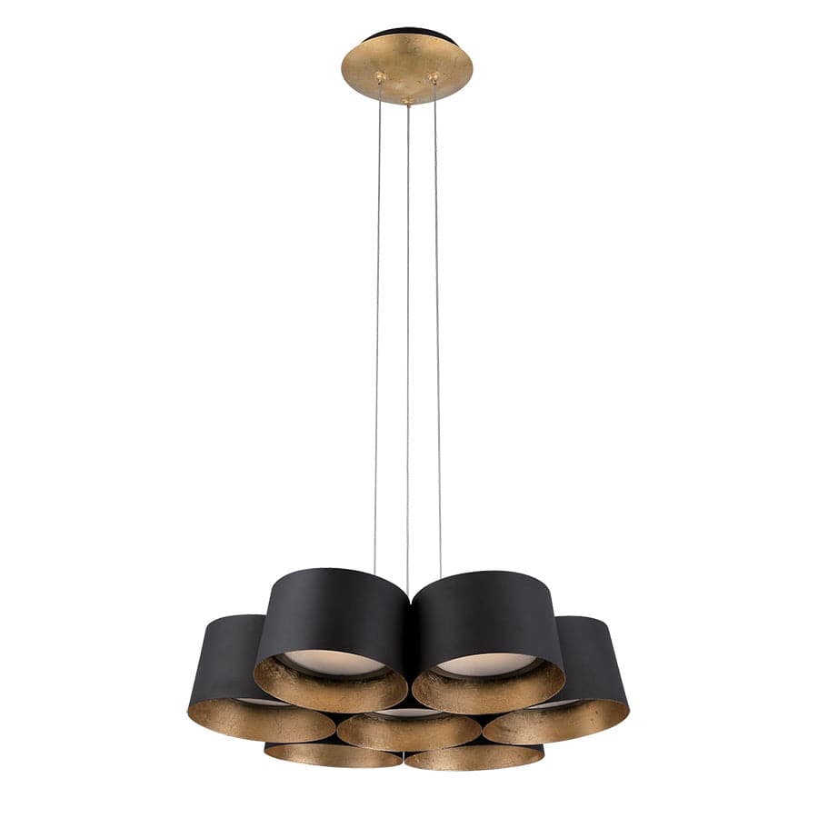 Modern Forms - PD-52718-GL - LED Chandelier - Marimba - Gold Leaf/Bronze