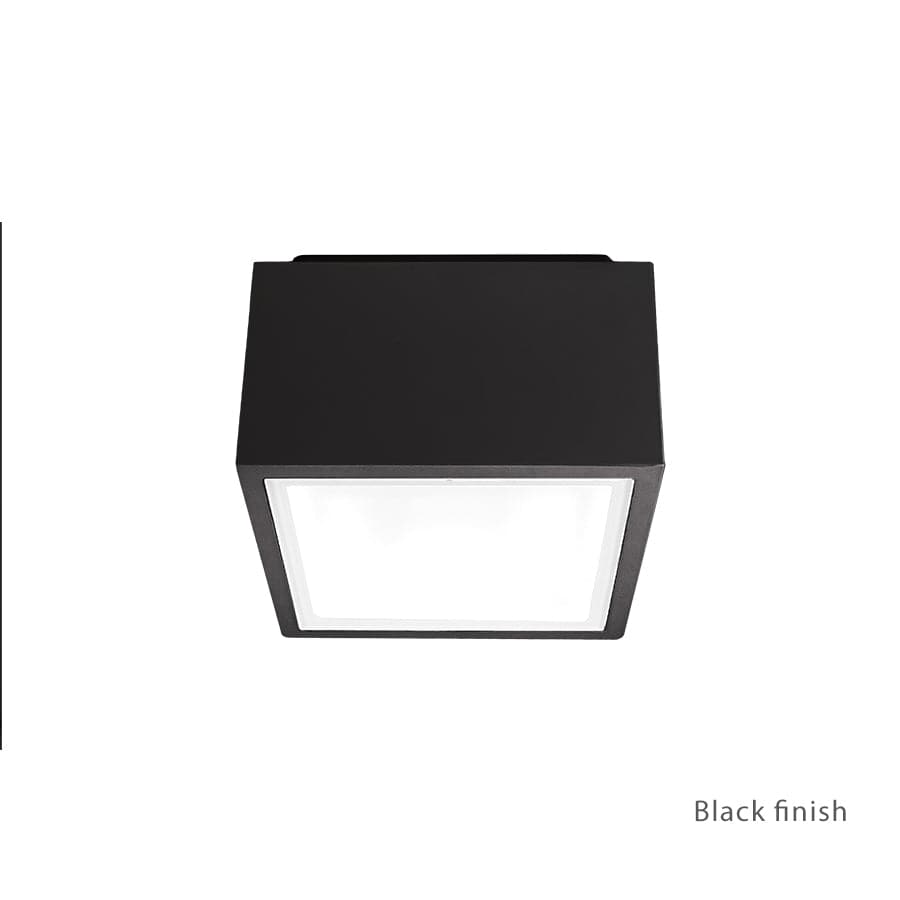 Modern Forms - FM-W9200-BK - LED Outdoor Flush Mount - Bloc - Black