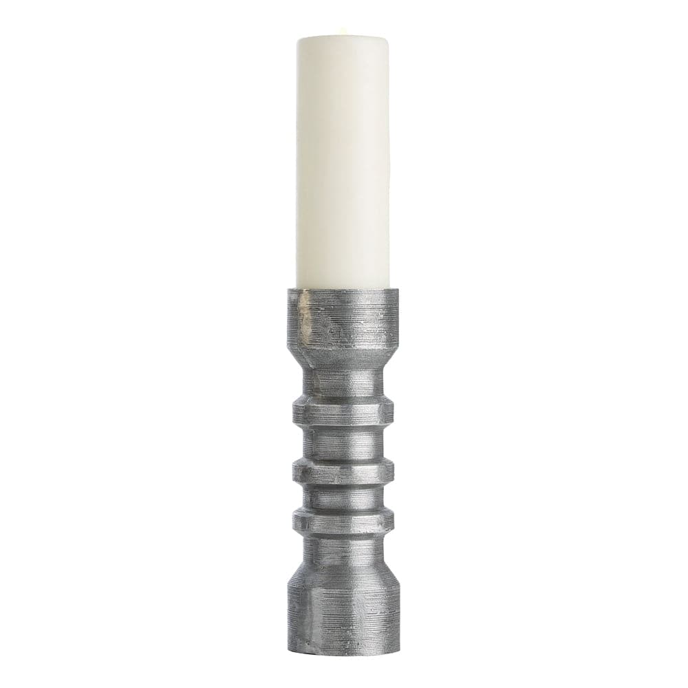 Arteriors - 2046 - Pillar Holder - Kris - Antiqued Aluminum