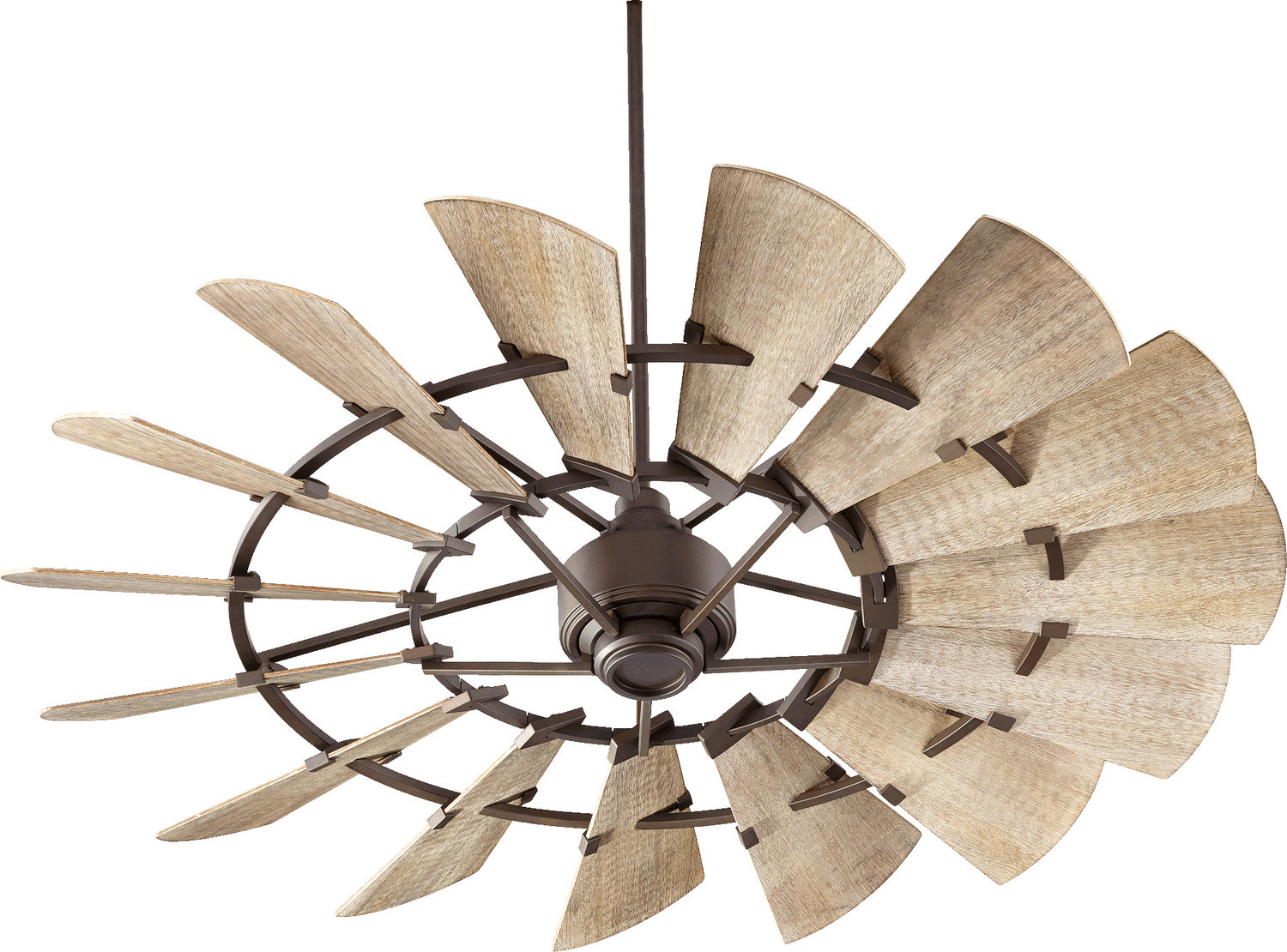 Quorum - 96015-86 - 60"Ceiling Fan - Windmill - Oiled Bronze