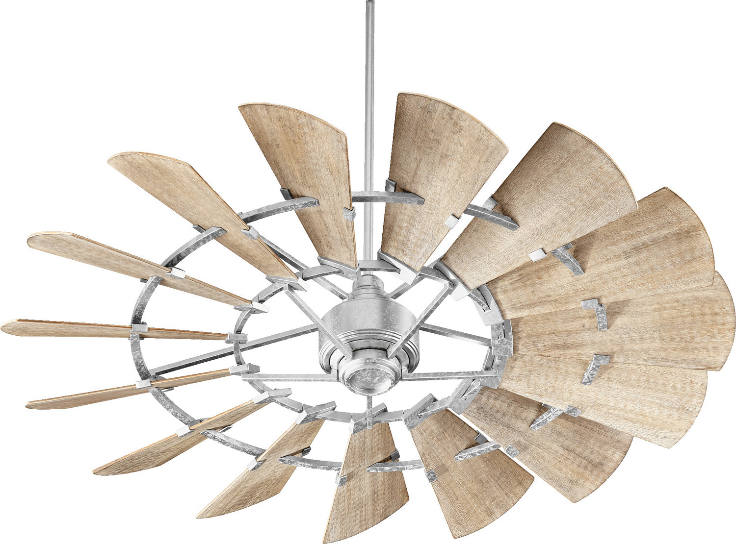 Quorum - 96015-9 - 60"Ceiling Fan - Windmill - Galvanized