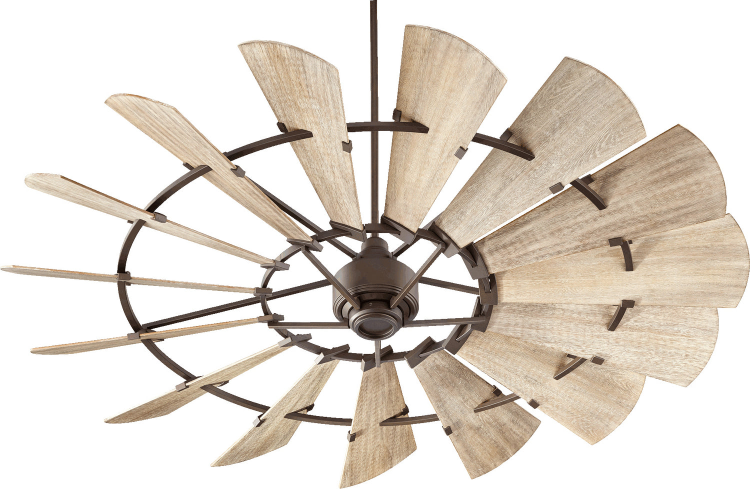 Quorum - 97215-86 - 72"Ceiling Fan - Windmill - Oiled Bronze