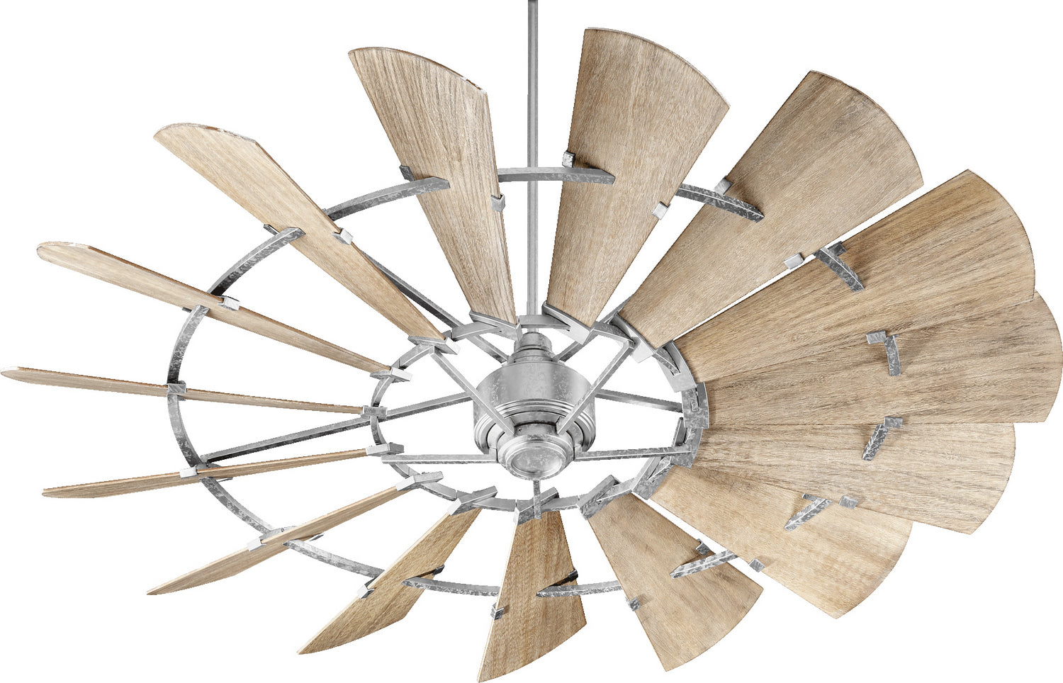 Quorum - 97215-9 - 72"Ceiling Fan - Windmill - Galvanized
