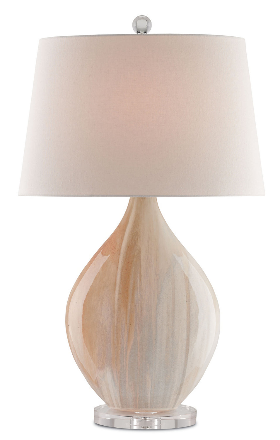 One Light Table Lamp from the Opal collection in Amber finish