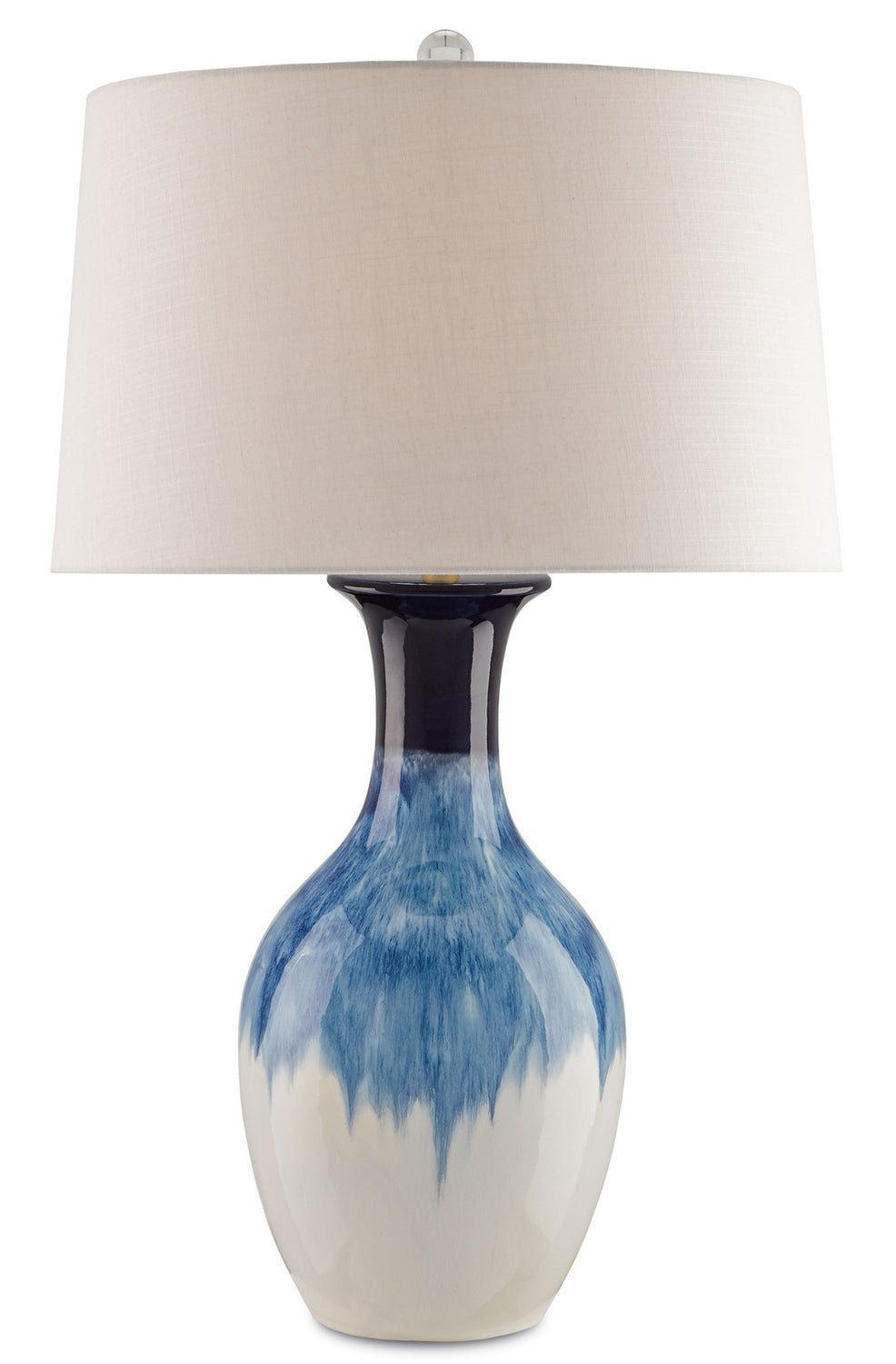 One Light Table Lamp from the Fete collection in Cobalt finish
