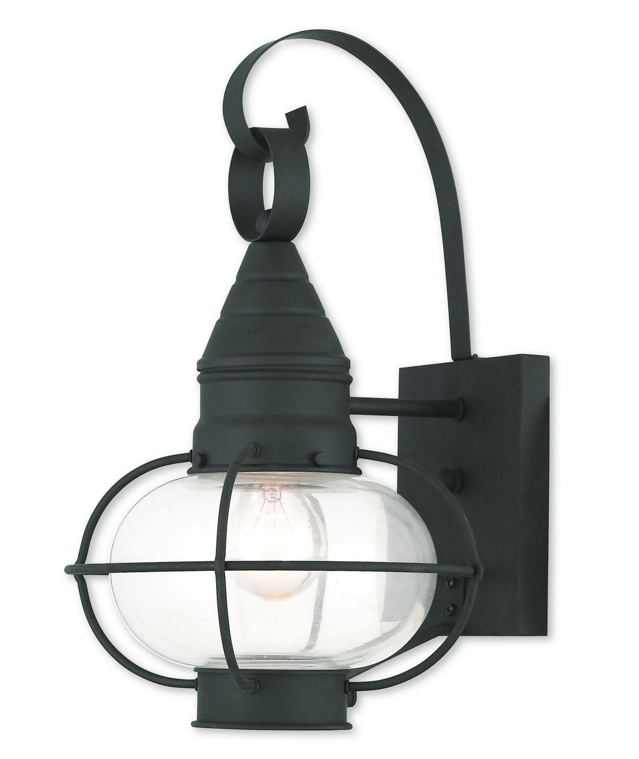 Livex Lighting - 26901-04 - One Light Outdoor Wall Lantern - Newburyport - Black