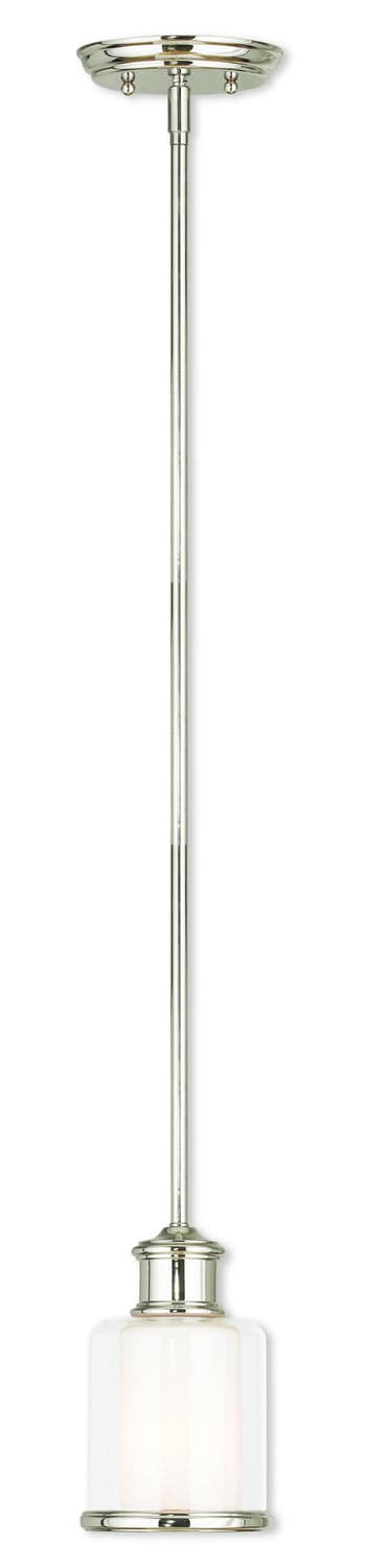 Livex Lighting - 40210-35 - One Light Mini Pendant - Middlebush - Polished Nickel