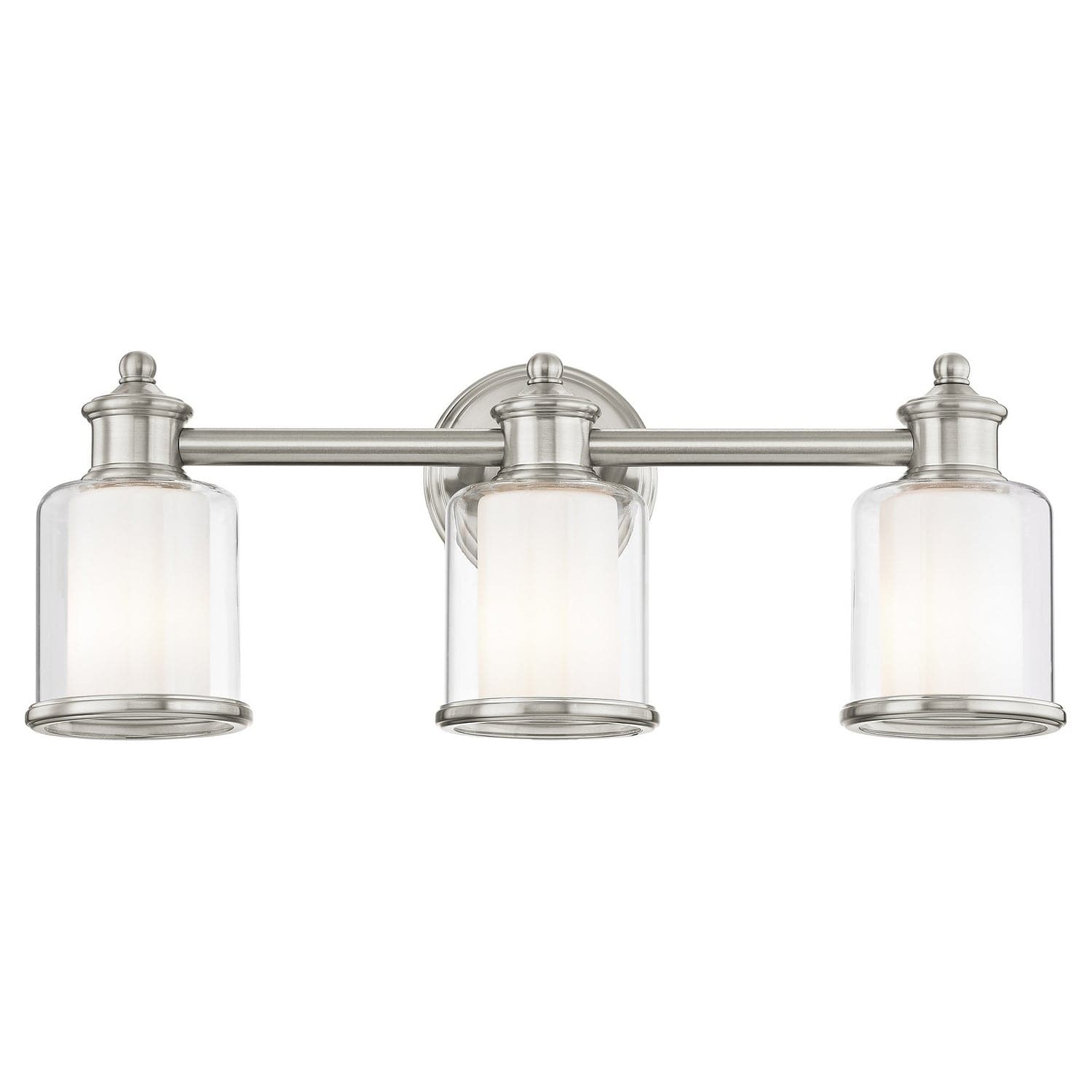 Livex Lighting - 40213-91 - Three Light Bath Vanity - Middlebush - Brushed Nickel