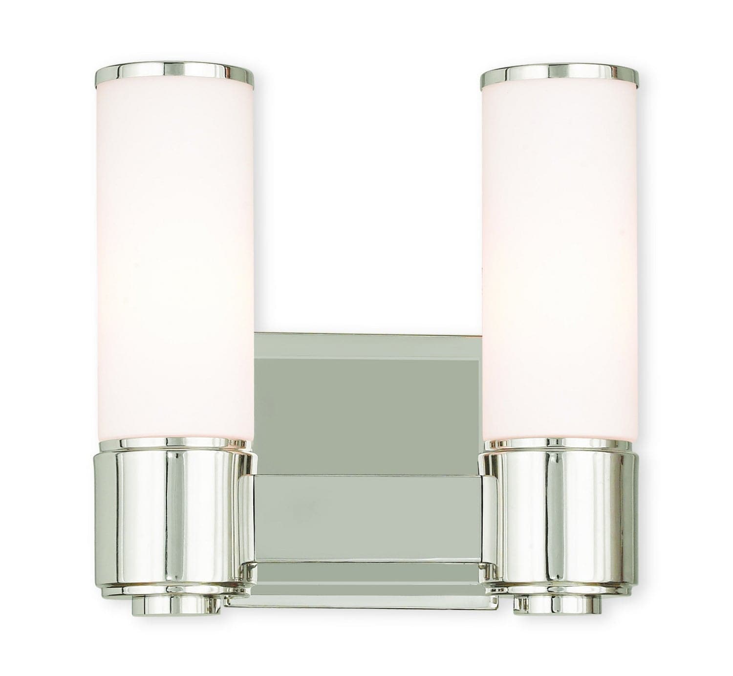 Livex Lighting - 52102-35 - Two Light Wall Sconce/ Bath Light - Weston - Polished Nickel