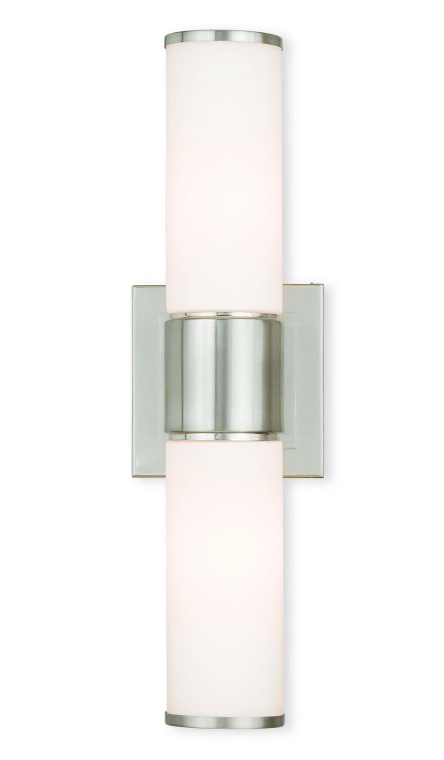 Livex Lighting - 52122-91 - Two Light Wall Sconce/ Bath Light - Weston - Brushed Nickel