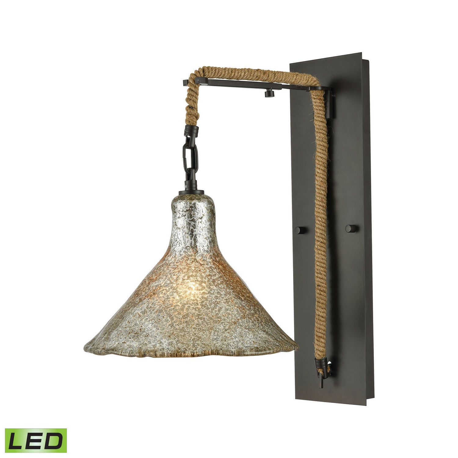 ELK Home - 10436/1SCN-LED - LED Wall Sconce - Hand Formed Glass - Oil Rubbed Bronze