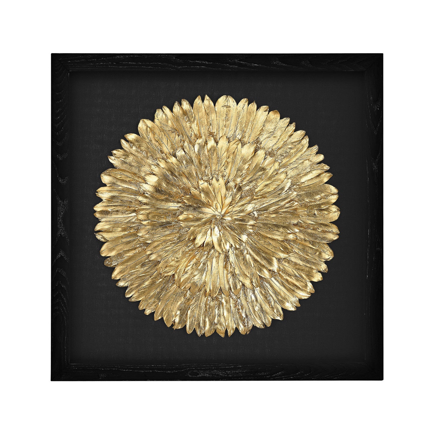 ELK Home - 3168-019 - Wall Art - Gold Feather - Gold