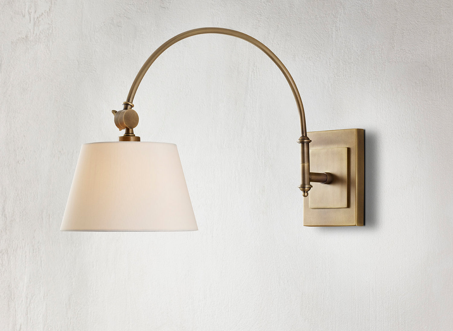 One Light Wall Sconce from the Ashby collection in Antique Brass finish