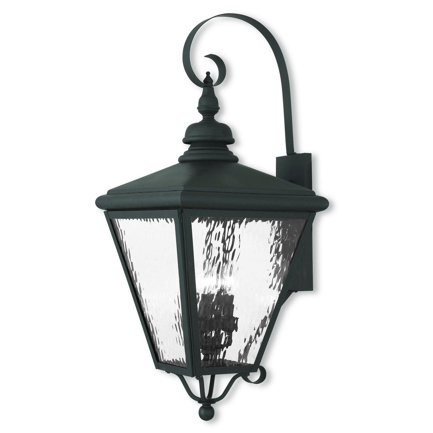 Livex Lighting - 2036-04 - Four Light Outdoor Wall Lantern - Cambridge - Black