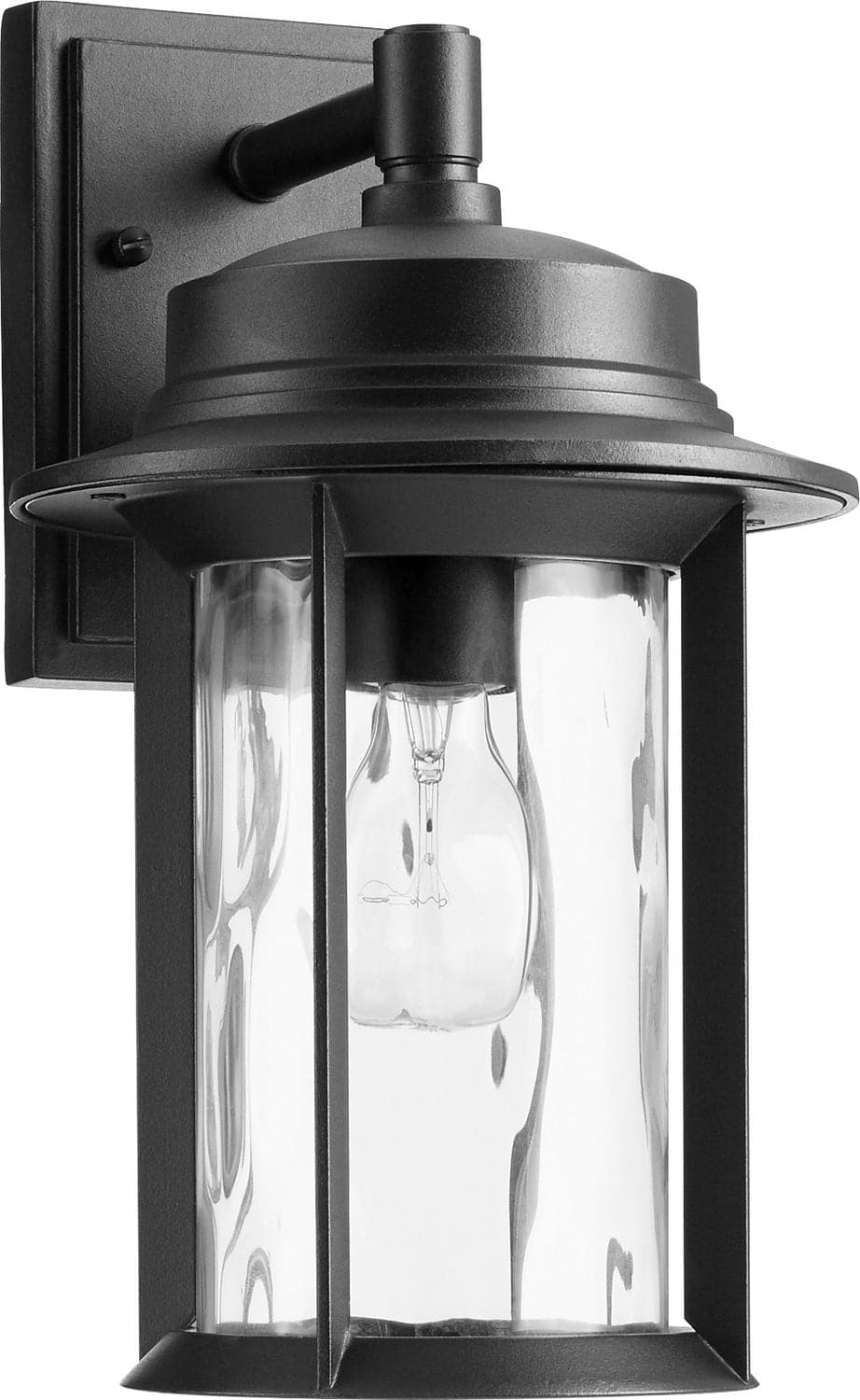 Quorum - 7246-7-69 - One Light Outdoor Lantern - Charter - Textured Black