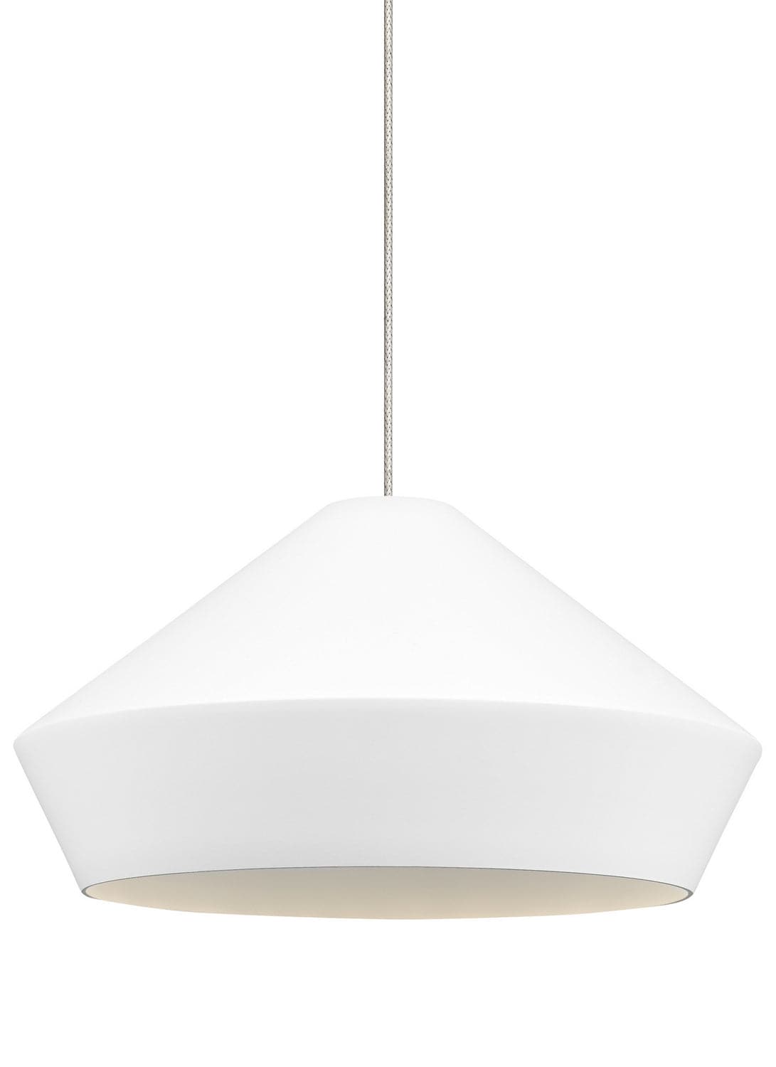 Visual Comfort Modern - 700FJBMLWS - One Light Pendant - Brummel - Satin Nickel