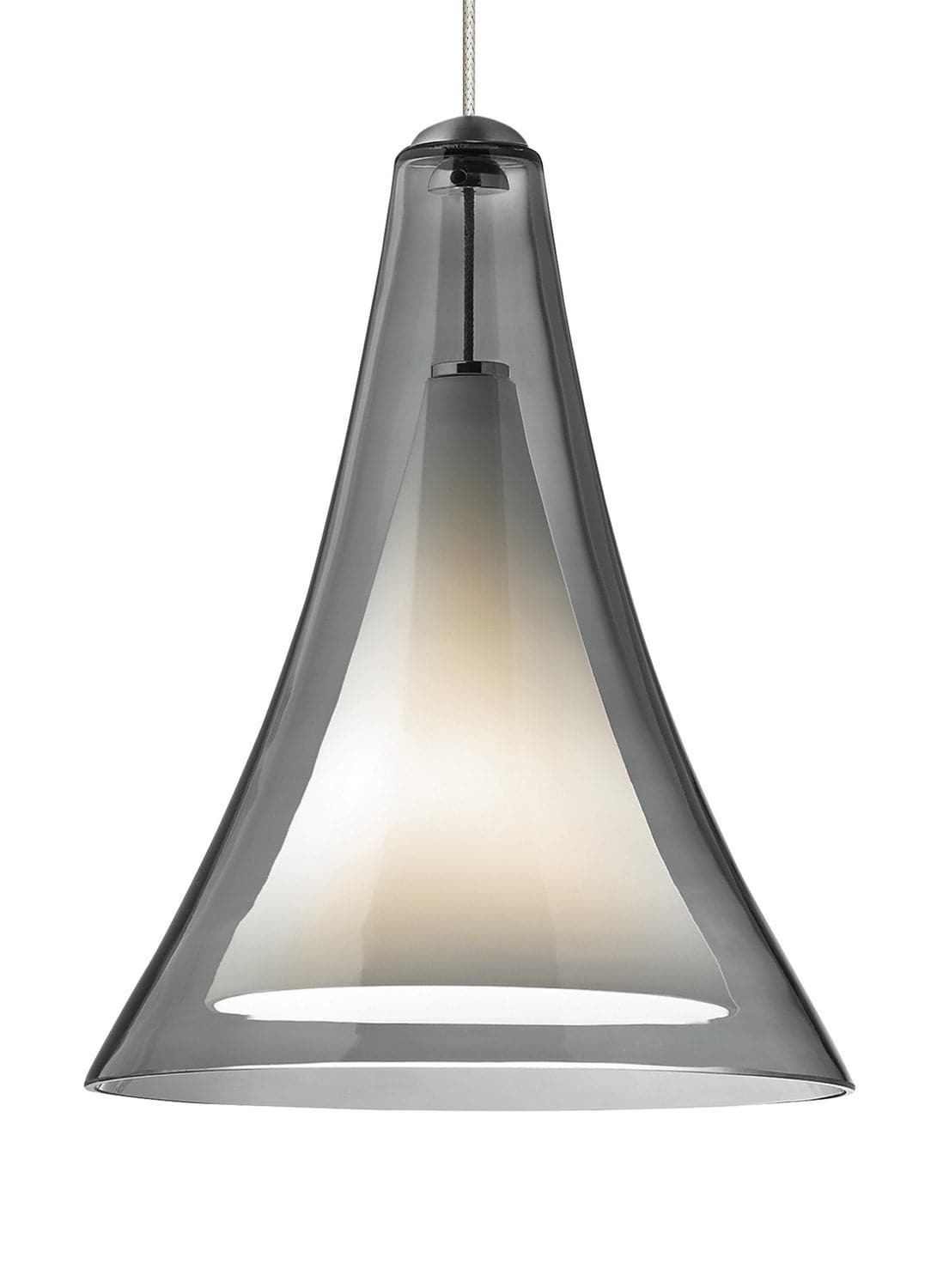 Visual Comfort Modern - 700FJMLPKS - Pendant - Melrose II - Satin Nickel