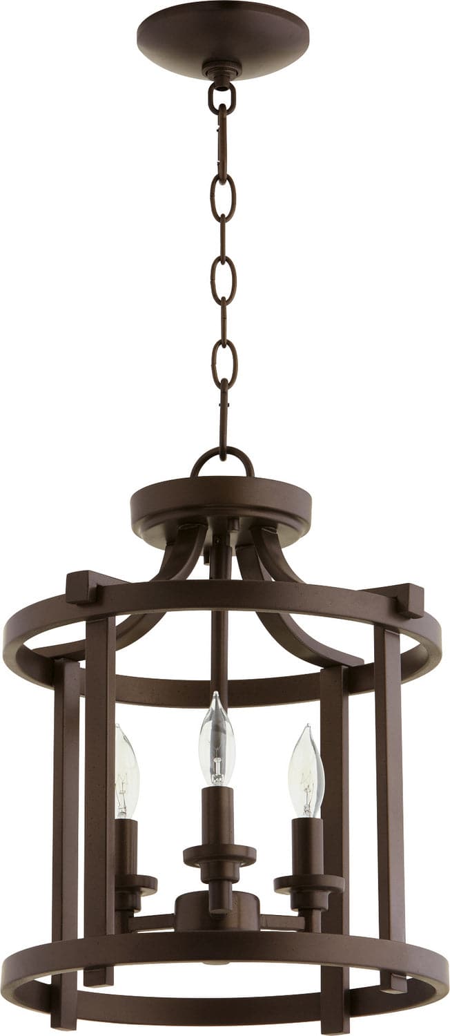 Quorum - 2817-13-86 - Three Light Dual Mount - Lancaster - Oiled Bronze