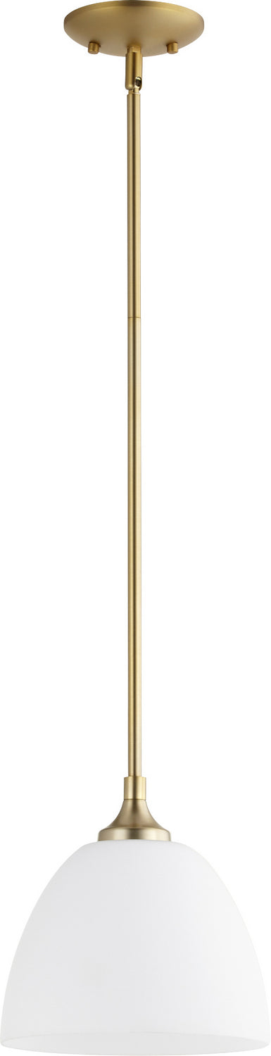 Quorum - 3159-80 - One Light Pendant - Enclave - Aged Brass
