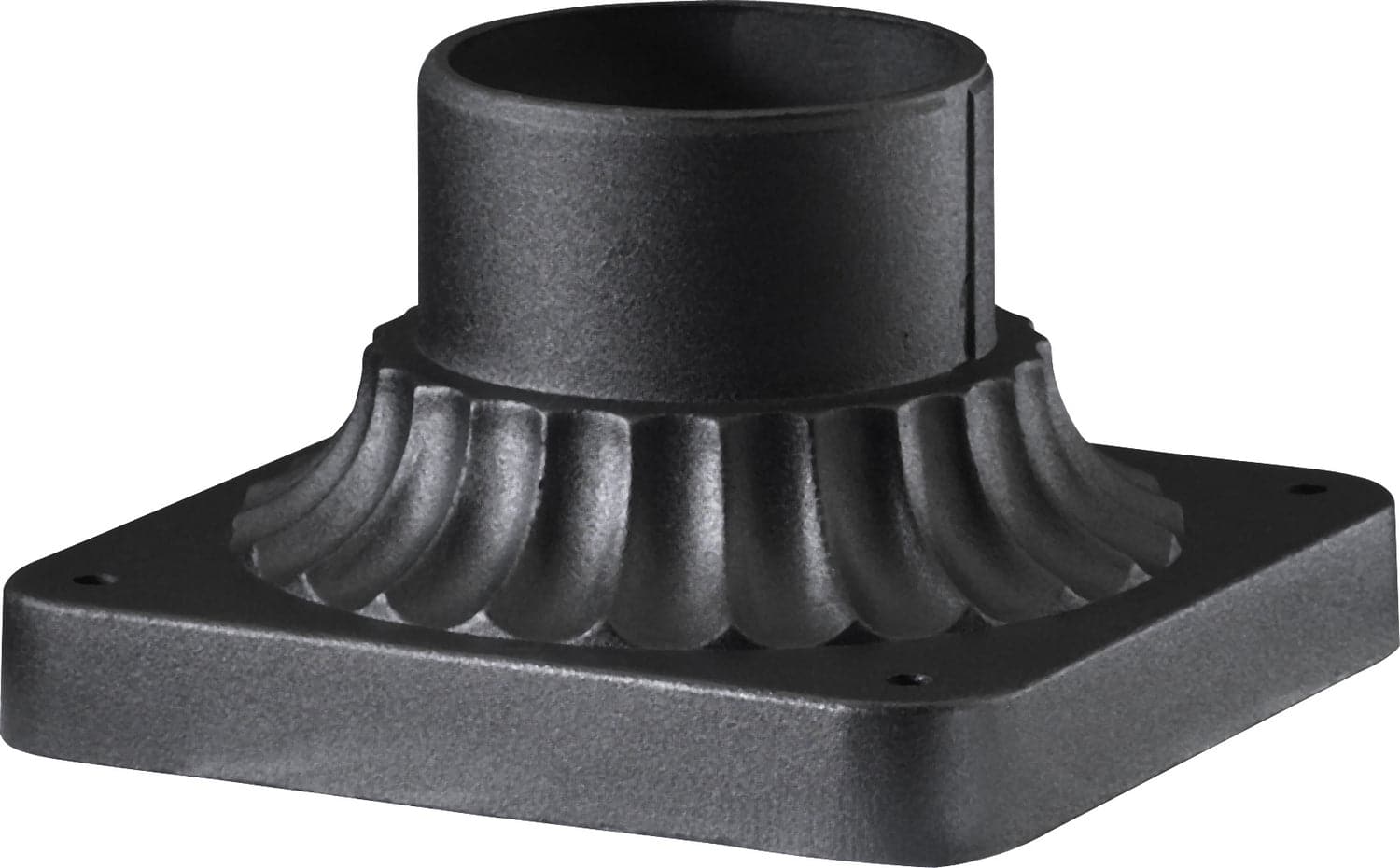 Quorum - 7-102-69 - Post - Cast Post Adapters - Textured Black