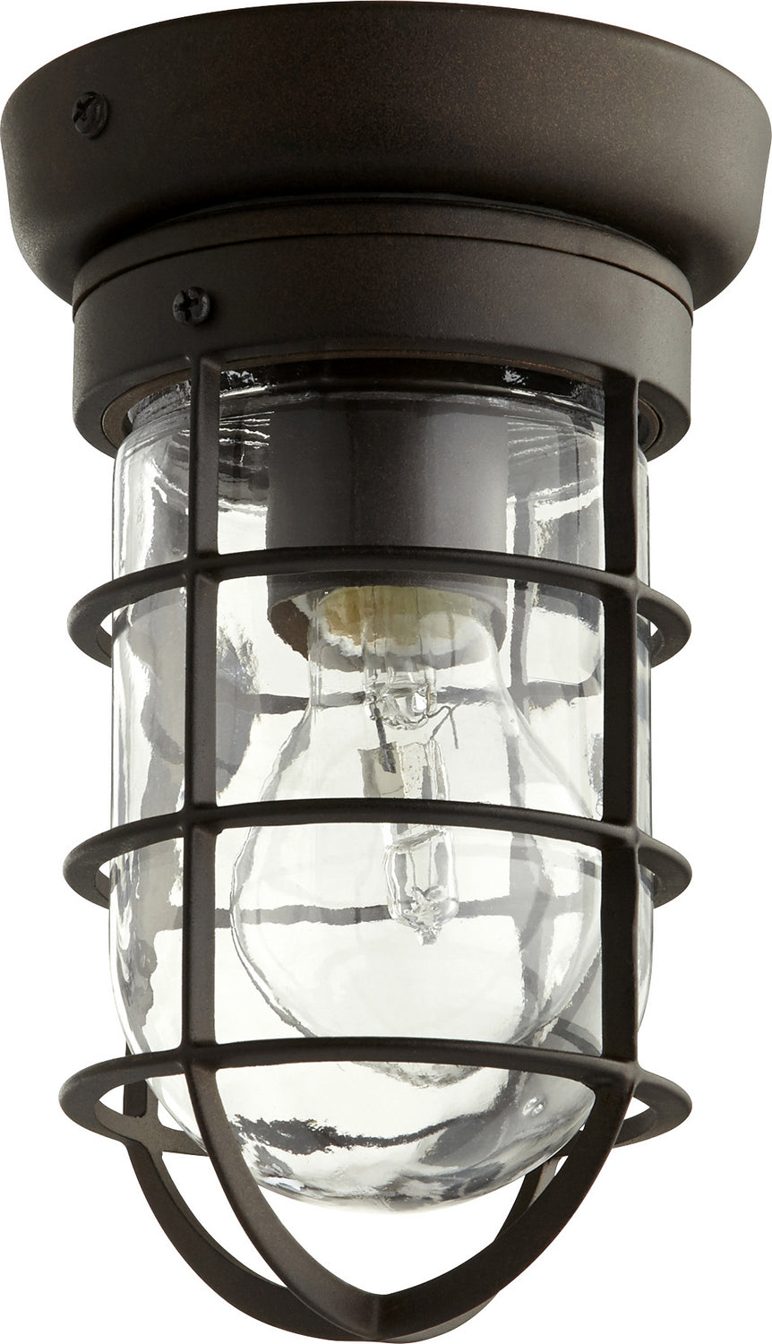 Quorum - 7282-86 - One Light Ceiling Mount - Bowery - Oiled Bronze