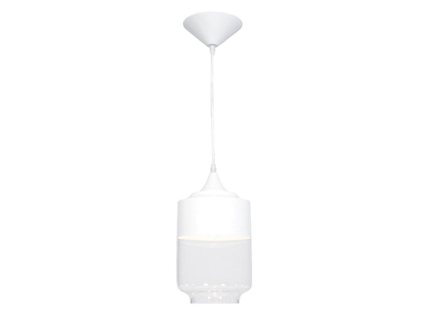 Avenue Lighting - HF9114-WHT - One Light Pendant - Robertson Blvd. - White