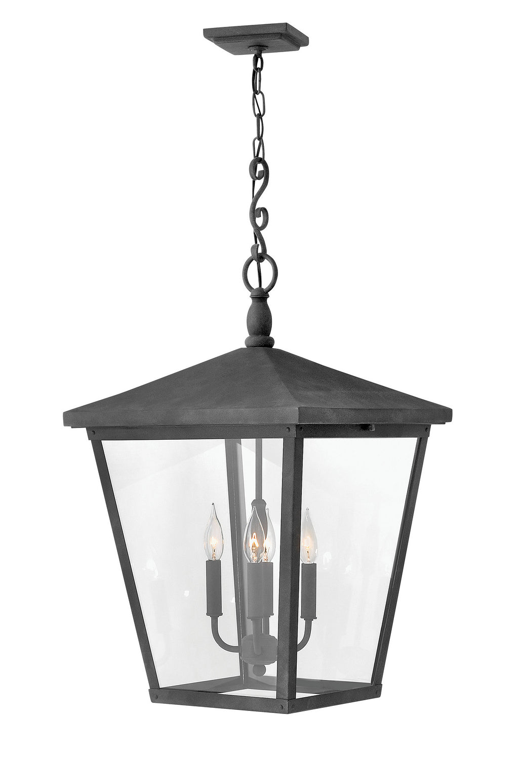 Hinkley - 1428DZ - LED Hanging Lantern - Trellis - Aged Zinc