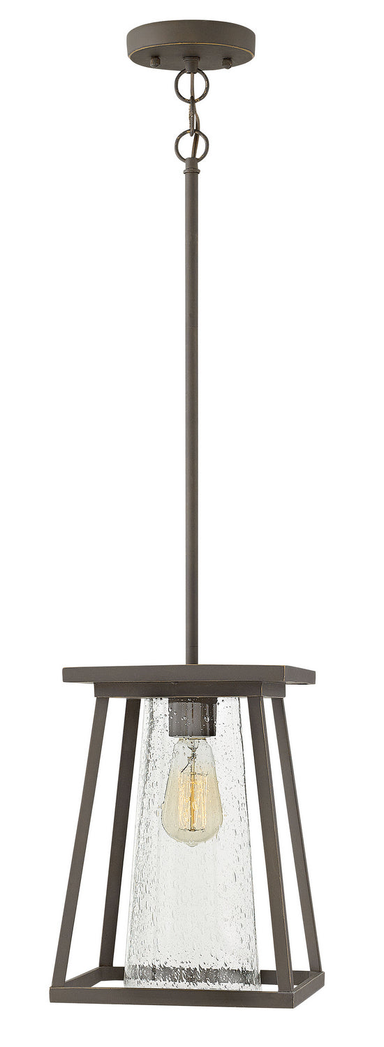 Hinkley - 2792OZ-CL - LED Hanging Lantern - Burke - Oil Rubbed Bronze with Clear glass