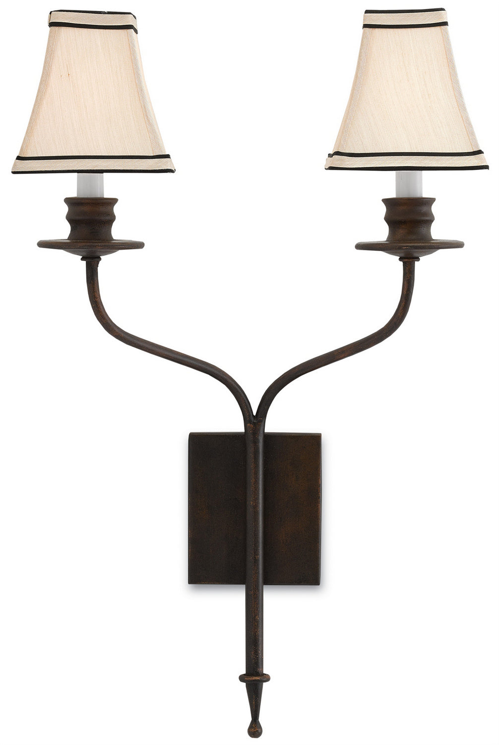 Two Light Wall Sconce from the Highlight collection in Bronze Gold finish