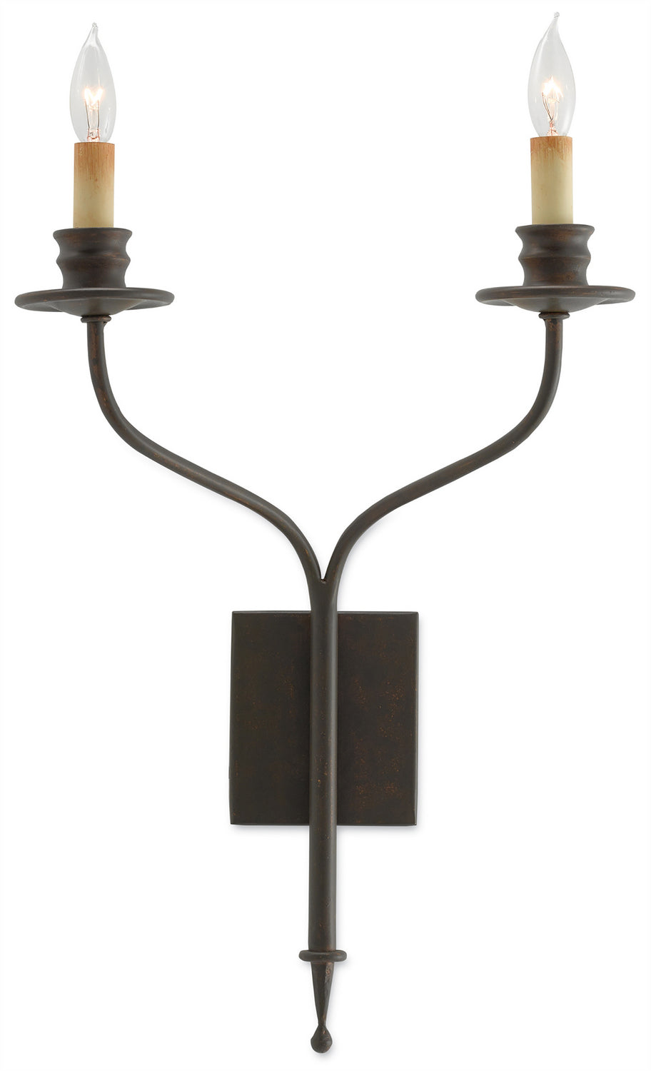Two Light Wall Sconce from the Highlight collection in Bronze Gold finish