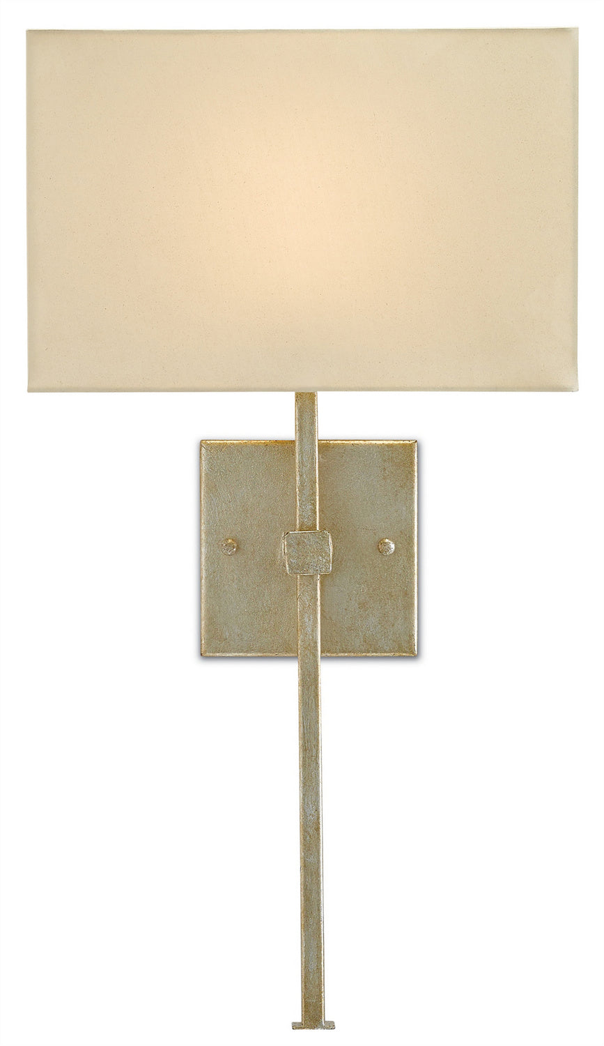 One Light Wall Sconce from the Ashdown collection in Silver Leaf finish