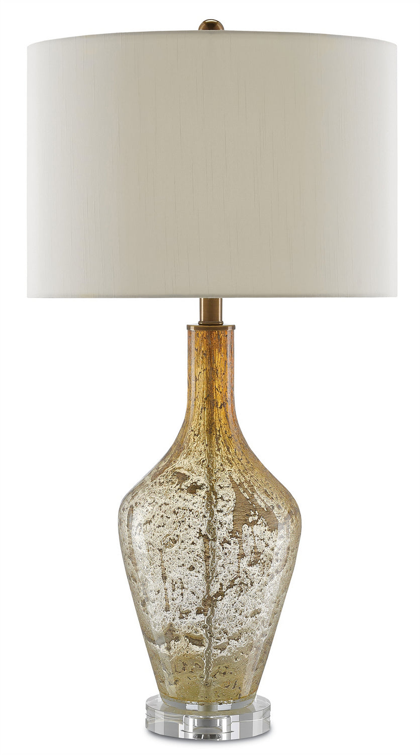 One Light Table Lamp from the Habib collection in Champagne Speckle finish