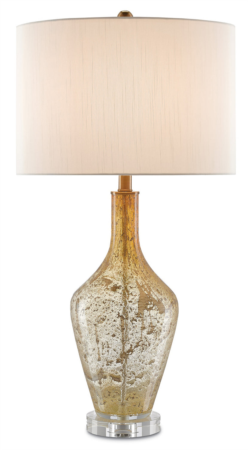 One Light Table Lamp from the Habib collection in Champagne Speckle finish